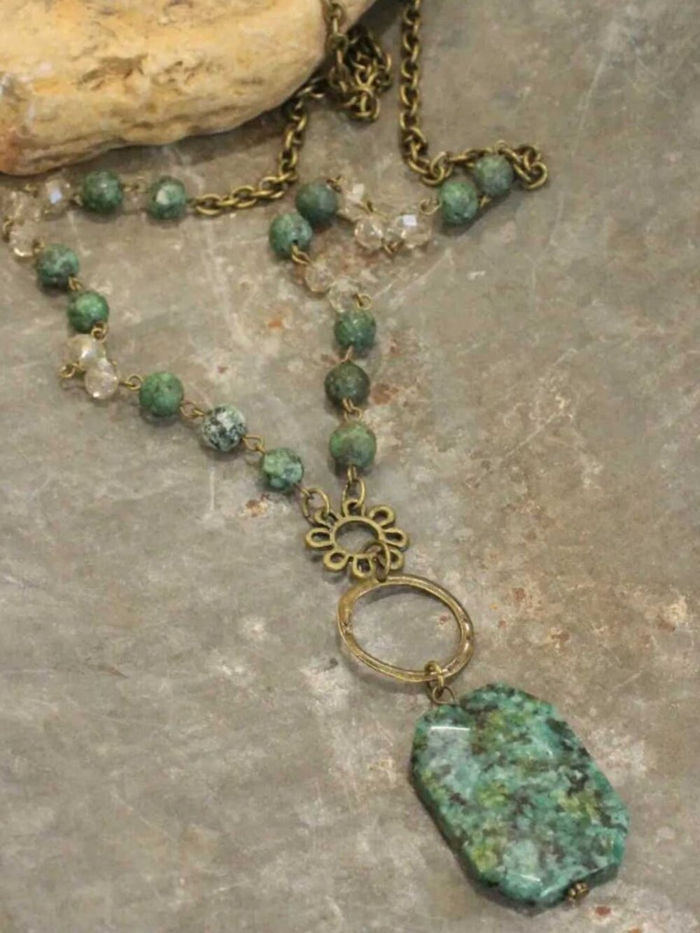 Jasper & Stone Necklace